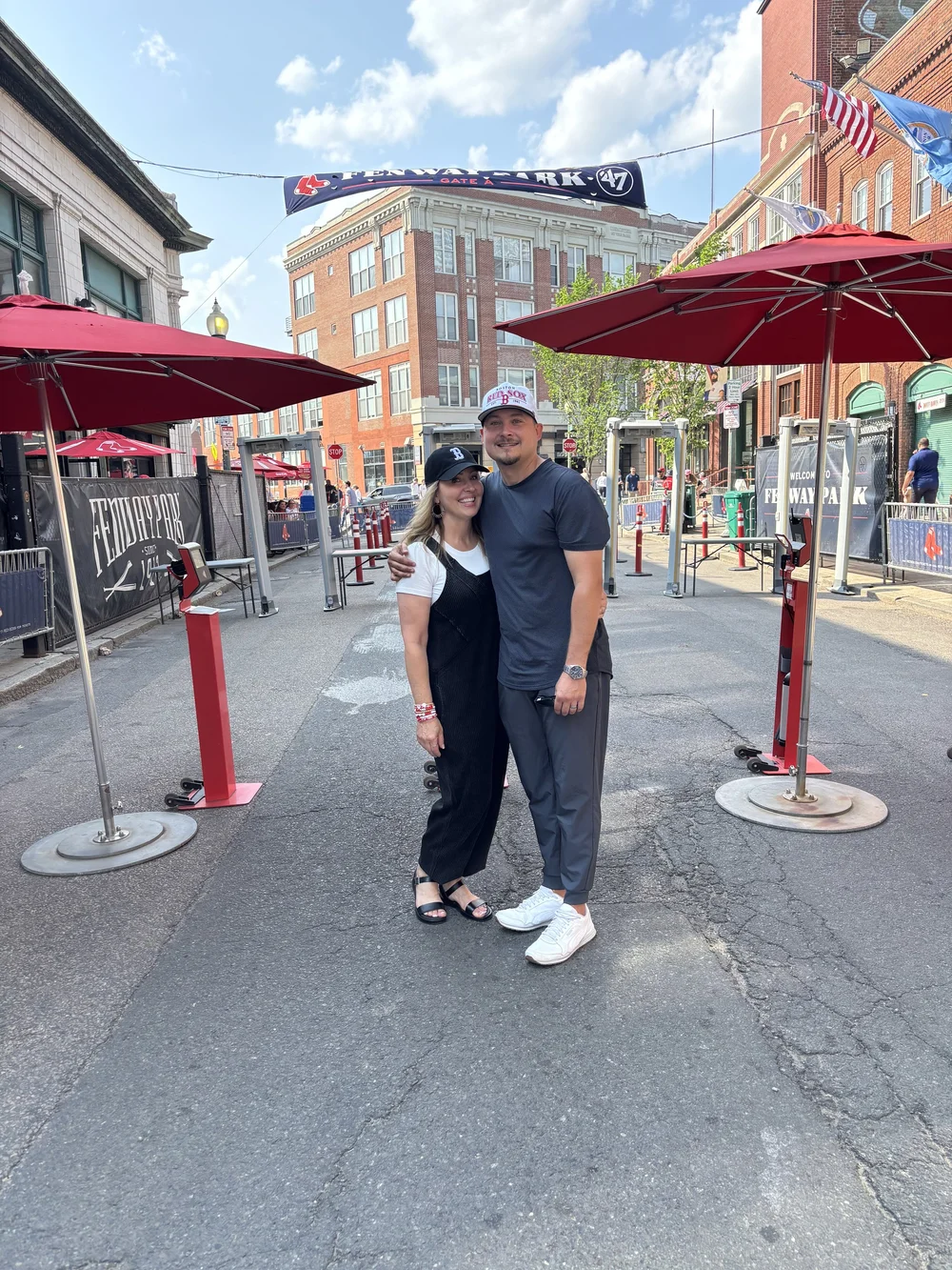 Tyler and Racheal Zupcic at Fenway Park